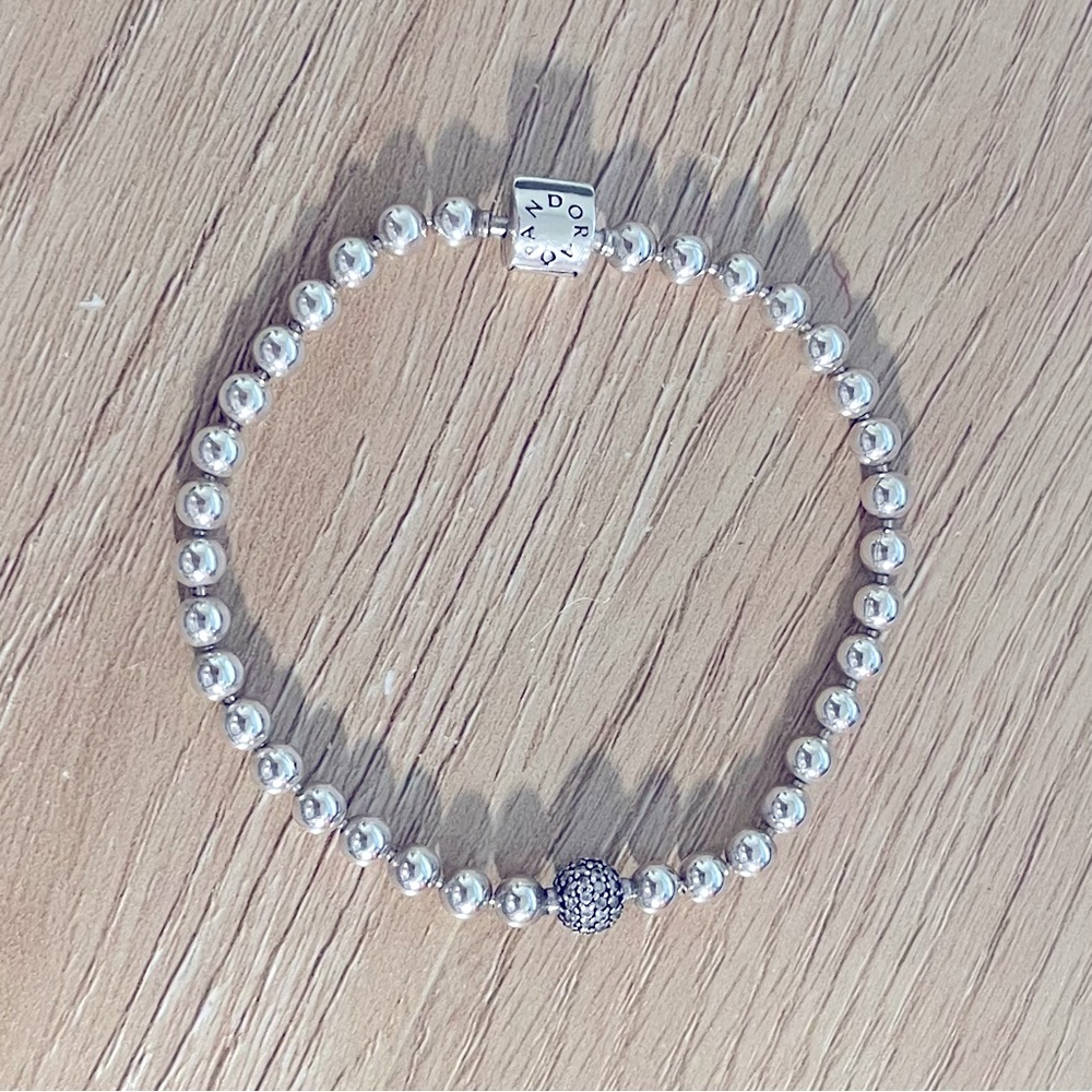 Pandora Beads & Pavé Bracelet
